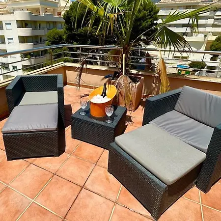 Atico Puerto Marina 2 Hab Con Piscina, 500m De La Plata Appartement
