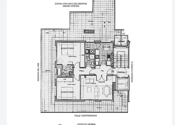 Apartment Atico Puerto Marina 2 Hab Con Piscina, 500m De La Plata Torremolinos