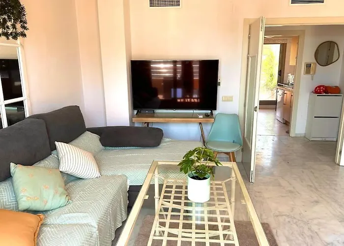 Apartment Atico Puerto Marina 2 Hab Con Piscina, 500m De La Plata