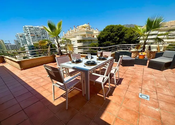 Atico Puerto Marina 2 Hab Con Piscina, 500m De La Plata Lejlighed *