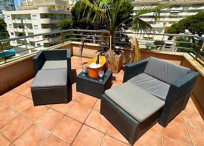 Atico Puerto Marina 2 Hab Con Piscina, 500m De La Plata Lejlighed